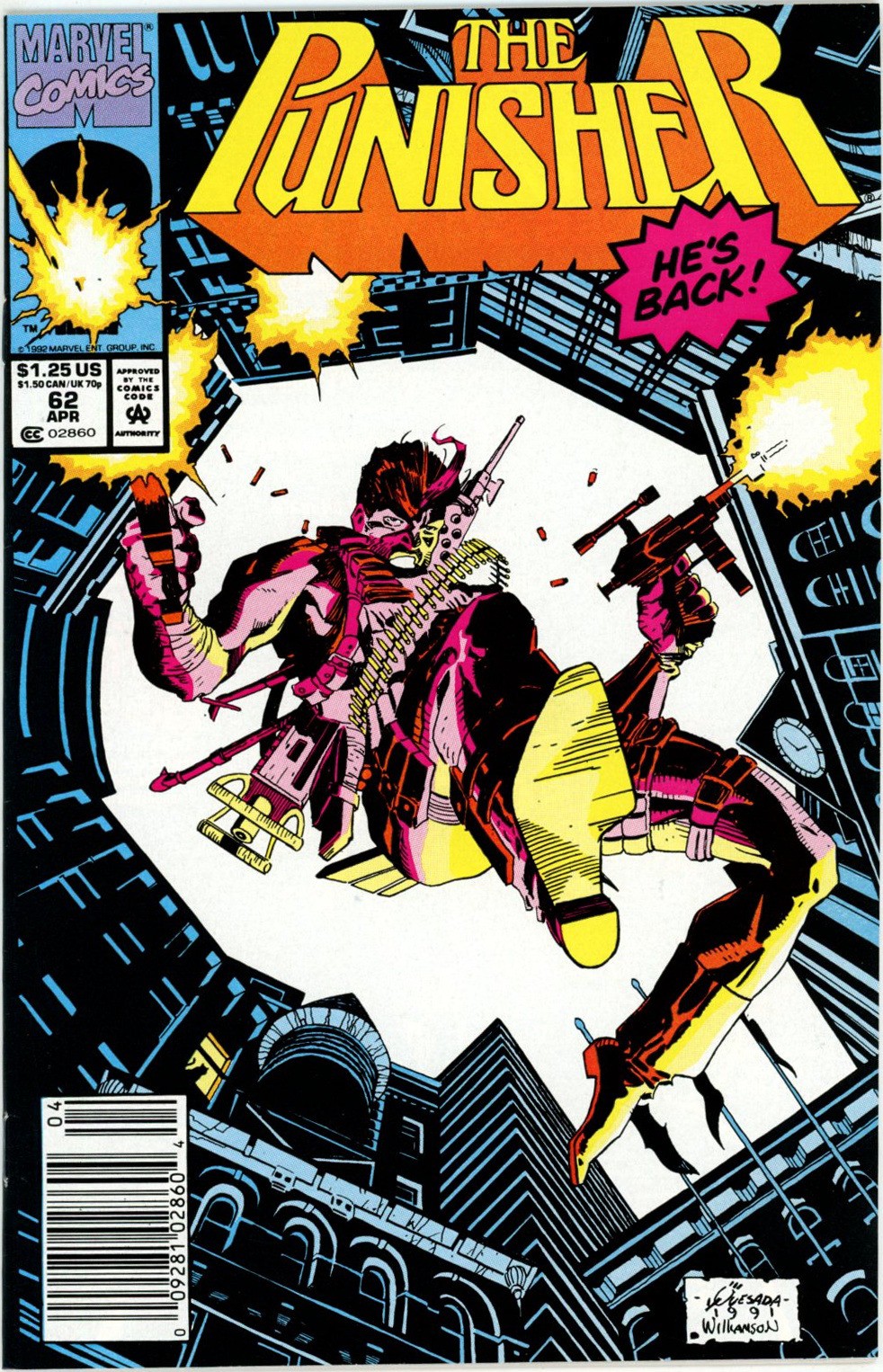 Punisher #62 1992 Marvel Comics NM- Comic Book Newsstand
