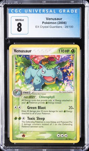 Venusaur graded CGC 8 for sale on eBay