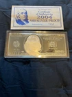 2004 $100 franklin quarter-pound silver proof