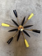 Sputnik Kronleuchter Lampe Deckenlampe 6-Flammig Vintage Midcentury 70er