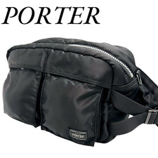 PORTER Yoshida Tanker Marsupio Nero Nylon Tracolla Giappone Usato