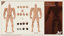 JET-MB-002: Tunshi Jet Studio 1/12 scale male action figure body (Strong Arm)