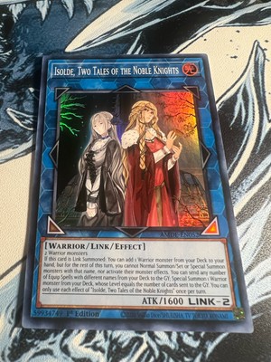 Yu-Gi-Oh TCG Isolde, Two Tales Of The Noble Knights AMDE-EN052 1st Ed SR NM