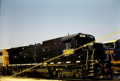 Original Foto Dia: CSX 5962 Patch B40-8 Motor