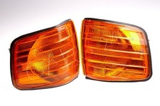 gelb Blinker Paar für Mercedes C126 1985 0008209321 0008209221