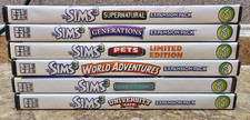 PC Games Sims 3 Lot of 6 Expansion Packs w Codes - Supernatural Pets Generations