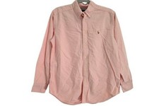 Ralph Lauren LS Oxford Button Down Shirt Pony Logo Boys Sz 14 Preppy Hamptons