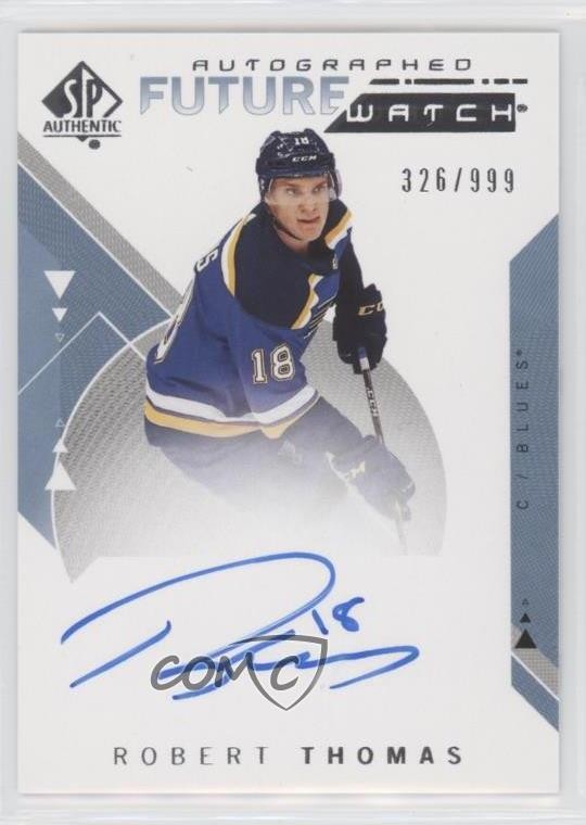 2018-19 SP Authentic Auto Future Watch 326/999 Robert Thomas #188 Auto 2s6