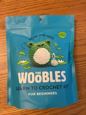 The Woobles Henri the Frog Learn to Crochet Kit for Beginners NEW