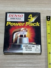 DENSO, Q16PR-U11, 5016 Standard U-Groove Spark Plugs 4-Pack, New Old Stock
