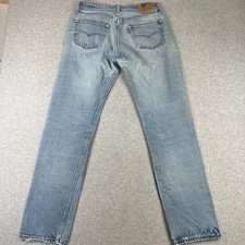 VINTAGE Levis 501xx USA Made Jeans Straight Fit 35x34 Mens Blue Pants 90s Y2K