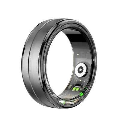 Smart Ring Fitness Tracker Schlafmonitor Blutsauerstoff 5ATM Wasserdicht Grau