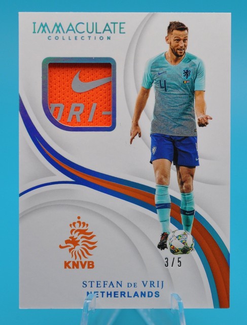 2018-19 Immaculate Collection Stefan de Vrij Laundry Tag Logo Patch /5 SSP