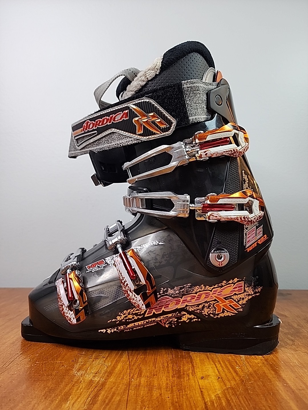 SALOMON Scarponi da sci Nordica Hot Rod 85 US uomo taglia 8 5 Mondo 26 5 grigio 305 mm made in Hungary