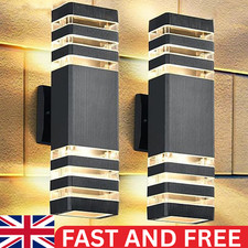 Modern Outdoor LED Wall Light – Dual Up & Down Beam, IP65 Weatherproof