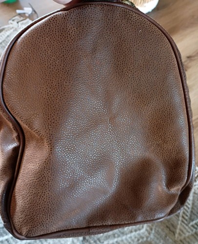 Vintage Brown Leather Pepsi Duffel Bag - Picture 5 of 8