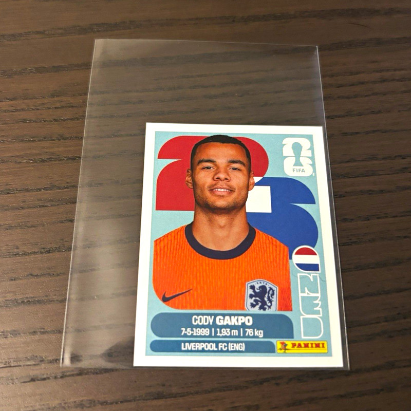 Panini FIFA World Cup 2026 Sticker NED 20 Cody Gakpo Liverpool FC Portrait