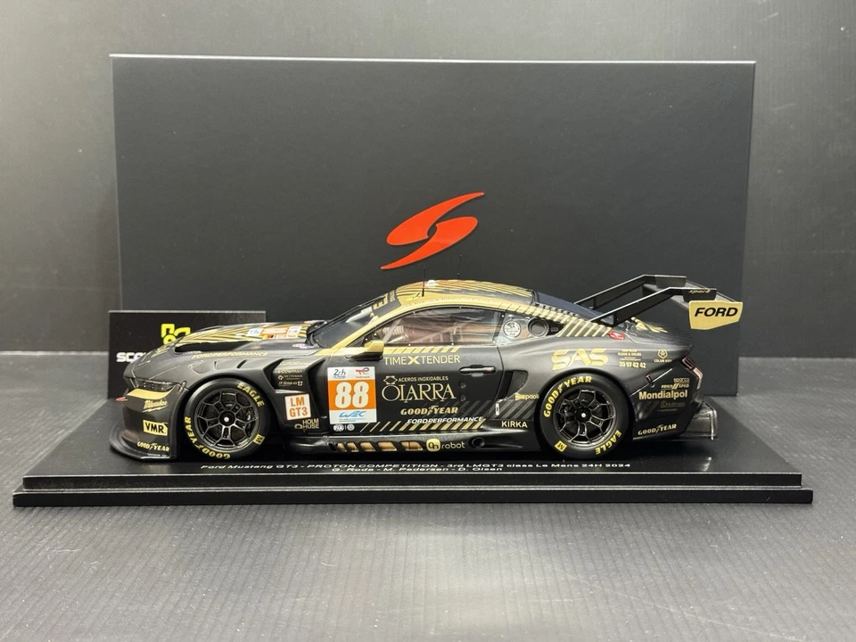 FORD MUSTANG GT3 PROTON COMPETITION #88 LeMans 24hr 2024 1/18 SPARK - Image 4 of 4