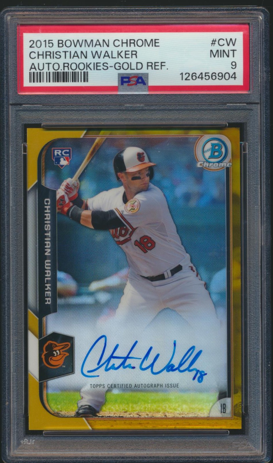 Bowman Gold Refractor Gold Refractor front