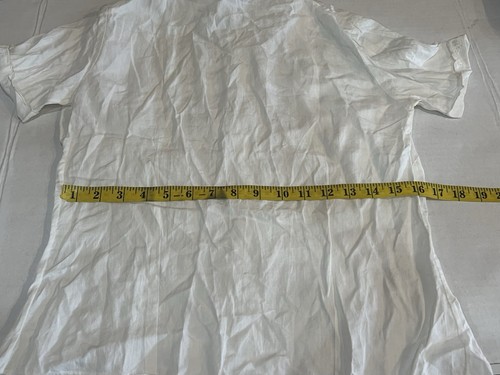 VTG white Short Sleeve Blouse from The Irish Linen Ship Ltd - Picture 8 of 11