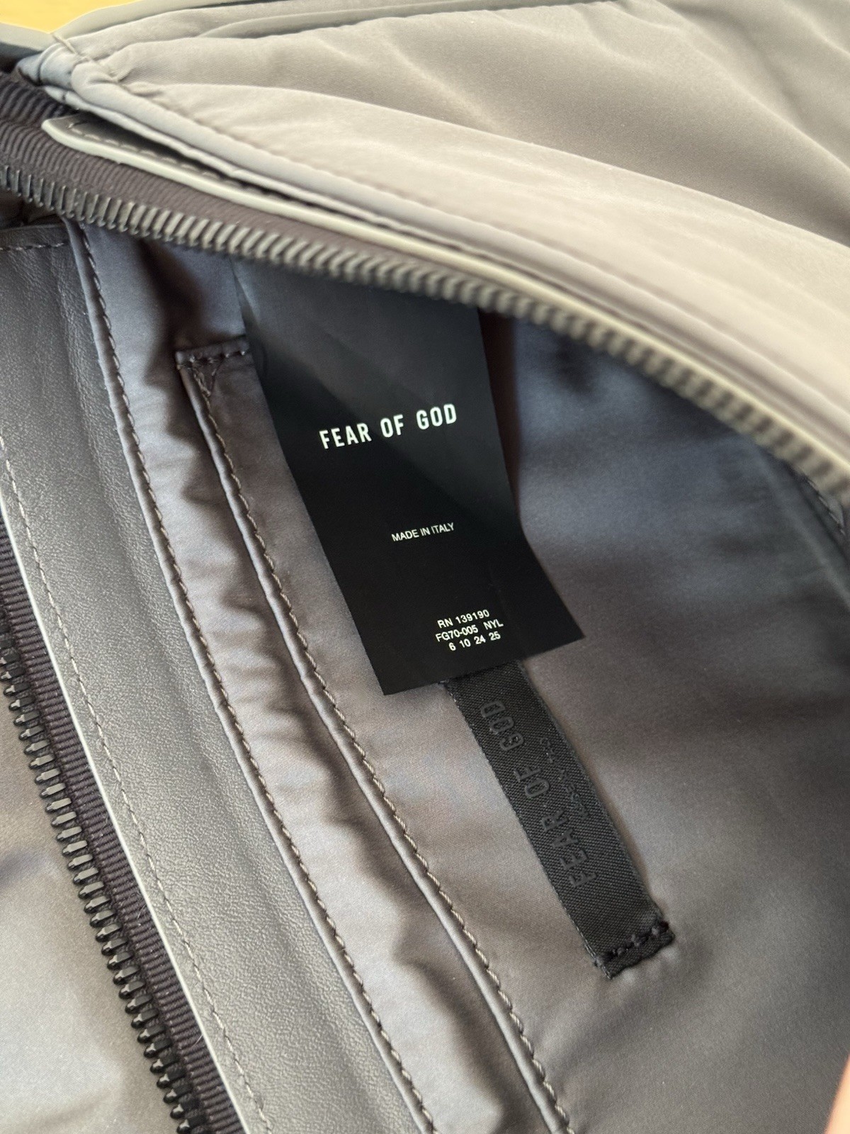 BNWT Fear of God GREY Crossbody Bag Mr Porter Exclusive Jerry Lorenzo Minimal thumbnail 11