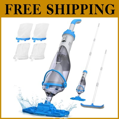 #ad Portable Pool Vacuum with Telescoping Pole – Clean Hot Tubs and Spas Efficiently $216.91