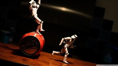 Star Wars stormtrooper humor can toys action Custom Gaming Mat Desk 3406