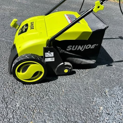 #ad #ad Sun Joe corded electric DeThatcher and scarifier $115.00