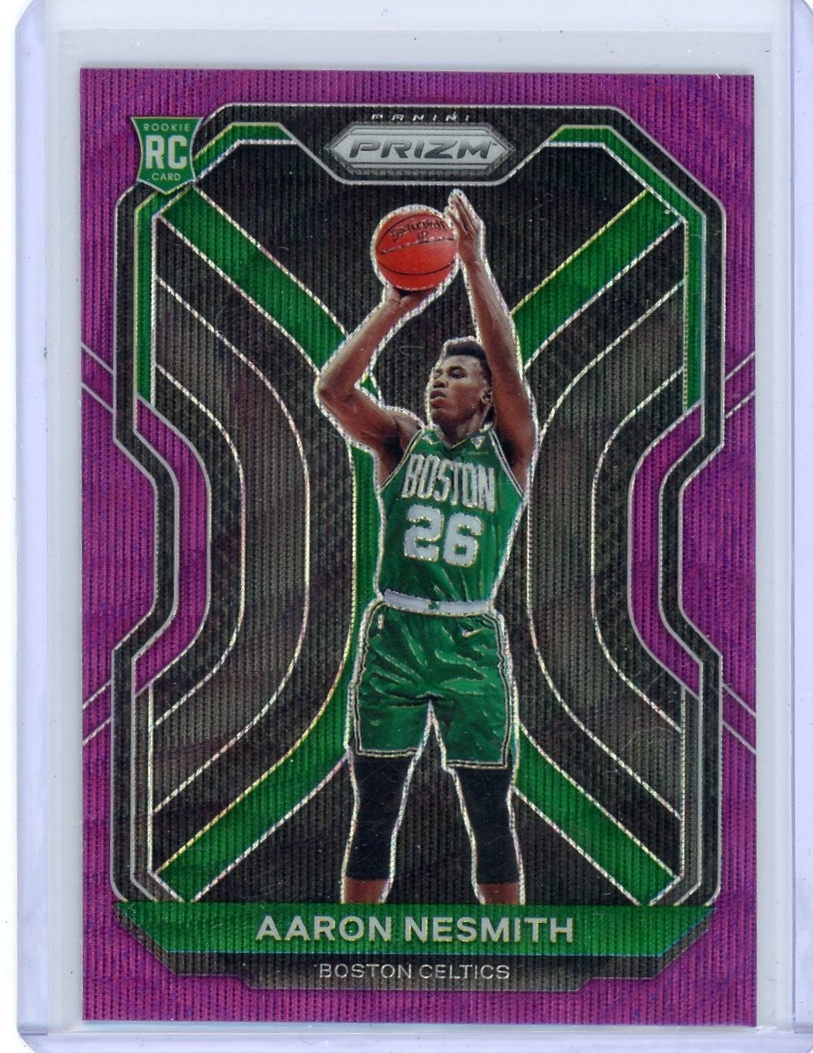 2020 Prizm #282 Aaron Nesmith Purple Wave Rookie RC Pacers