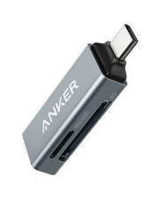 Anker SD Card Reader USB C, Dual Slots Type C to C Reader, Grey