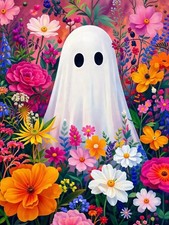 Halloween Diamond Painting Kits for Adults,Ghost Diamond Art Kits for Adult Begi