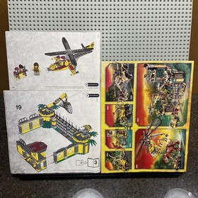 LEGO Dino Defense 5887 Instruction Manuals Booklets (Numbers 1 2 3) ONLY