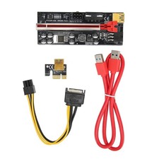 PCIE Riser Adapter Card 1x to 16x Stable Connection Multilayer Shielded Adapter