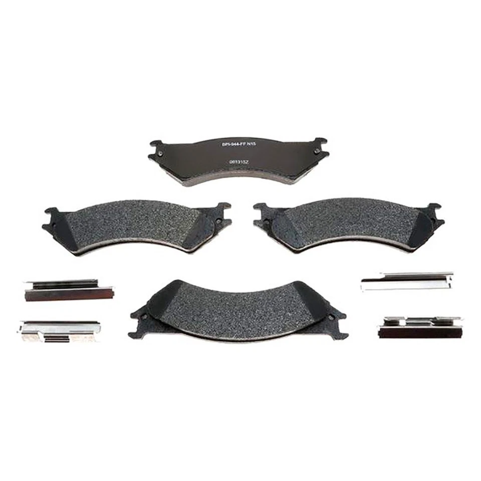 Kit de rotores de freno traseros + pastillas metálicas para Ford E-350 Econoline Club Wagon 1998 Foto 2 de 4