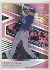 2020 Panini Elite Extra Edition Pink Cody Thomas #109 5p5