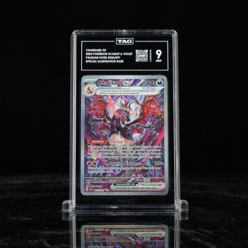 Pokemon Charizard EX PSA 9 Special Illustration Rare Paldean Fates