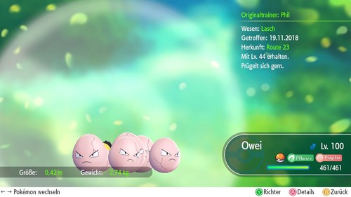 Pokémon Let's Go Pikachu & Evoli / Auswahl / Lv.100 / Max. IV & AV - Picture 119 of 172