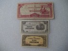 WW2 Ten Rupees Japanese Bank Note Japan/Burma BA BA.& 50 CENTAVOS,10 CENTAVOS — photo 1