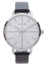 Calvin Klein Women's Quartz Watch K7B231CY EVEN EXTENSION Silver and Black