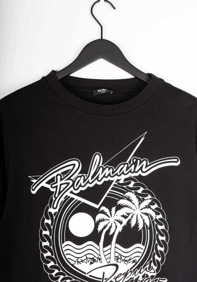 Original Balmain Paris Crew Neck Men Jumper Size M/L B201 - Image 2 of 4