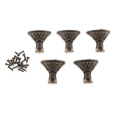 5pcs zic alloy antique furniture legs feet for cabinet