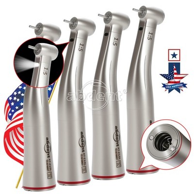 4X abdent 1:5 Increasing Fiber Optic LED Contra Angle Handpiece Fit NSK Electric