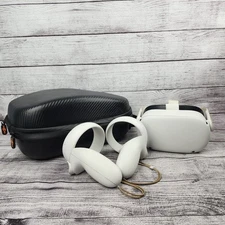 Meta Oculus Quest 2 VR Headset, Controllers, Case, Box 128GB