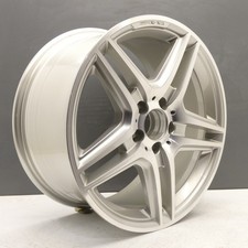 MERCEDES E CLASS AMG 18" ALLOY WHEEL RIM SILVER 9J REAR SALOON ESTATE GENUINE X1