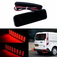 2X Rote LED RüCkstoßFäNger Reflektor Bremsleuchte FüR Ford Transit Van Custom