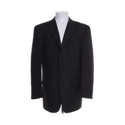 Alexen, Blazer, Größe: 50, Grau, Wolle, Nadelstreifen, Herren #zbq