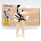 GI Joe 1984 Storm Shadow Swords Backpack File Card Cobra Ninja ARAH