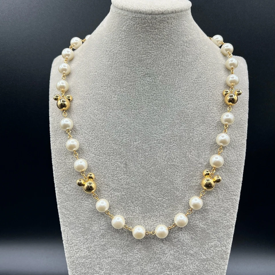 Collar Napier X Disney Vintage perlas de imitación Foto 2 de 4