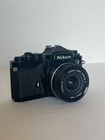 Nikon Fe 35mm Film Camera (Black) w/ 28mm f2.8 Lens