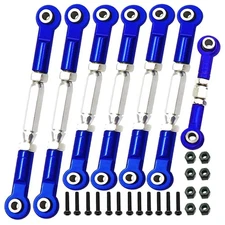 Adjustable Stainless Steel Turnbuckles Set/Camber Links with Rod Ends Set for...